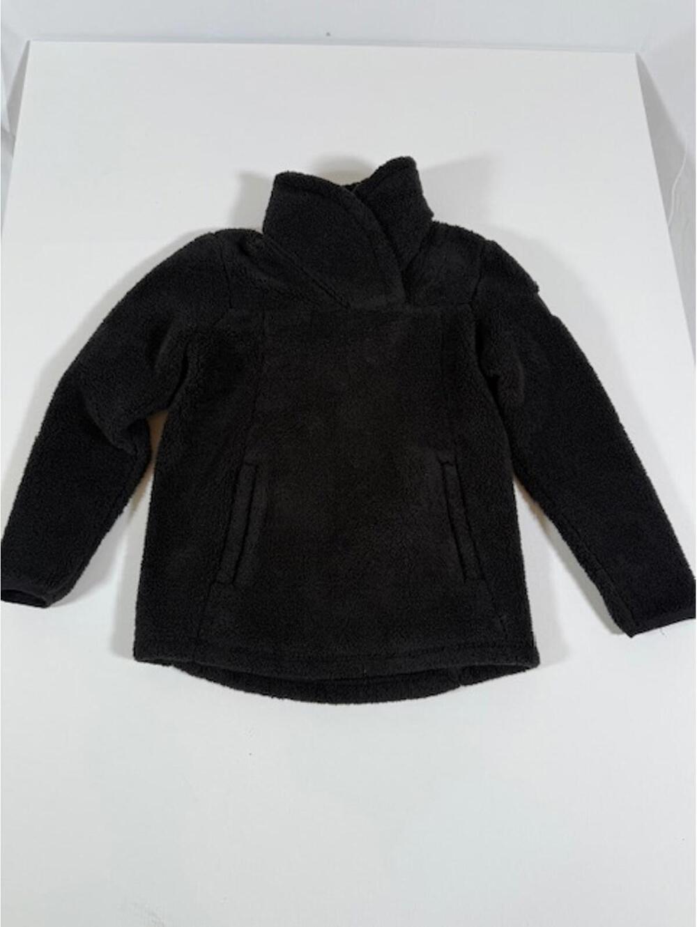 The North Face Girls' Black Fleece Jacket Medium (10/12)